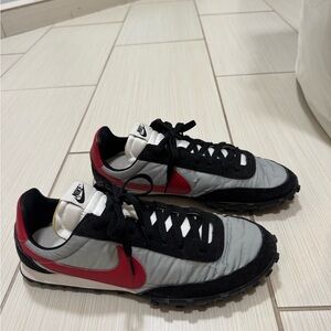 Nike Red and Black Athletic Shoes